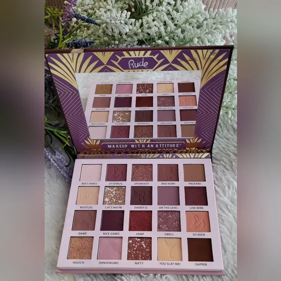 NIB - Rude - The Roaring 20' Eyeshadow Palette - 20 Colors - Picture 2 of 2